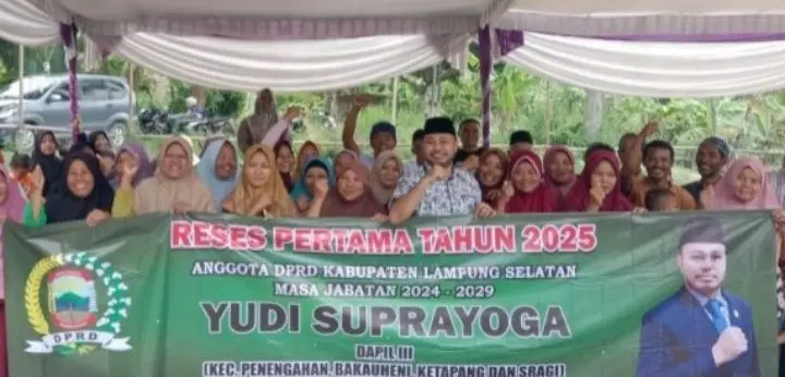 Anggota Fraksi PKB DPRD Lamsel Yudi Suprayoga, SE., Menggelar IPWK di Kecamatan Ketapang Lampung Selatan