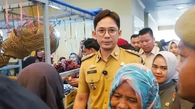 Bupati Lamsel Tinjau Persediaan dan Harga Kebutuhan Pokok di Pasar Natar