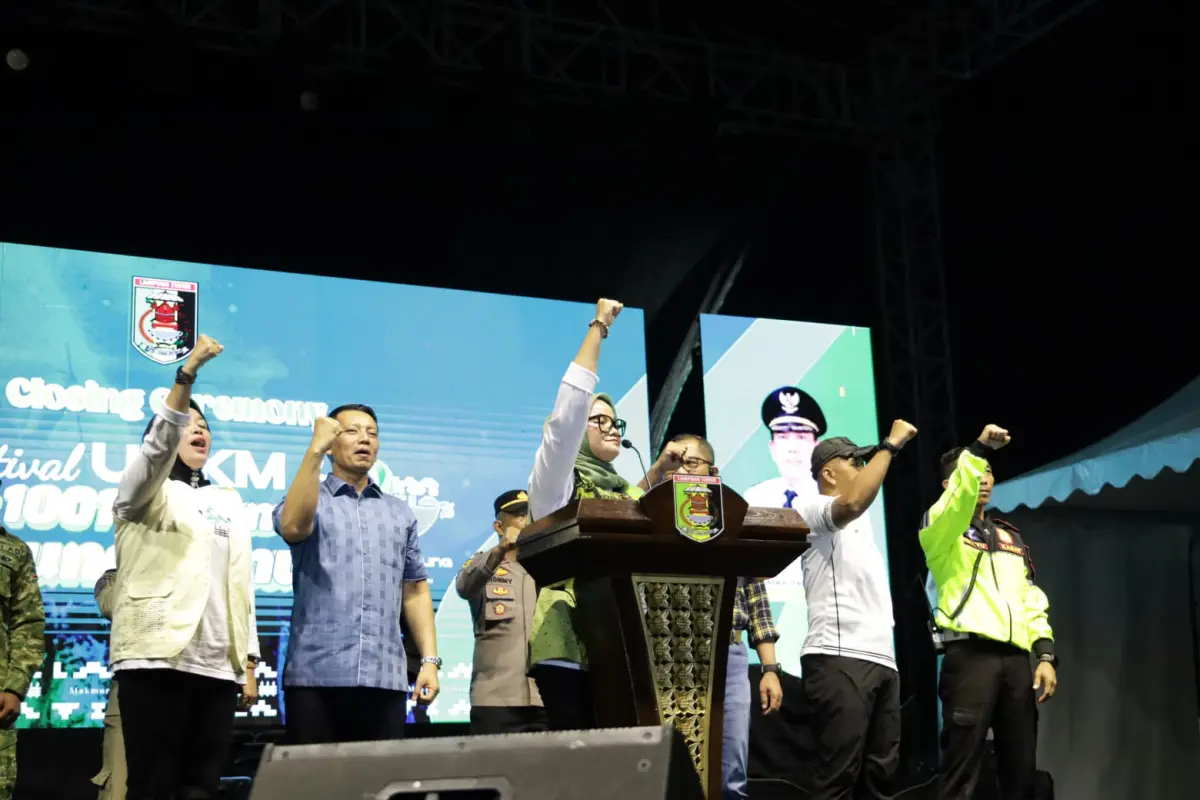 Festival UMKM & Pasar 1001 Malam HUT ke-27 Lampung Timur Ditutup, Perputaran Uang Tembus Rp10,55 Miliar