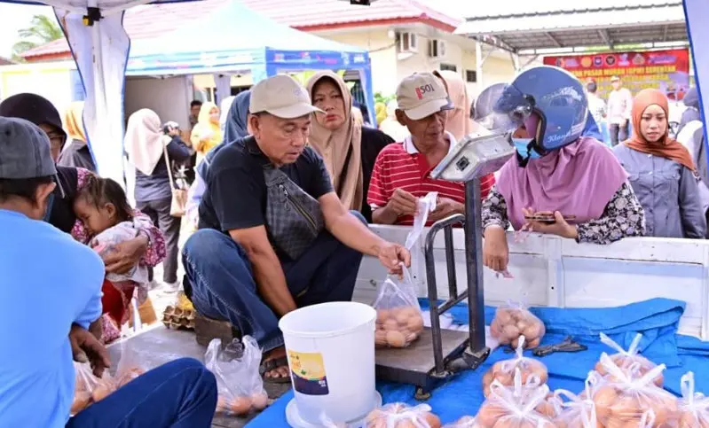 Harga Sembako Naik Jelang Lebaran, Pemkab Lampung Selatan Gelar Pangan Murah di Kalianda