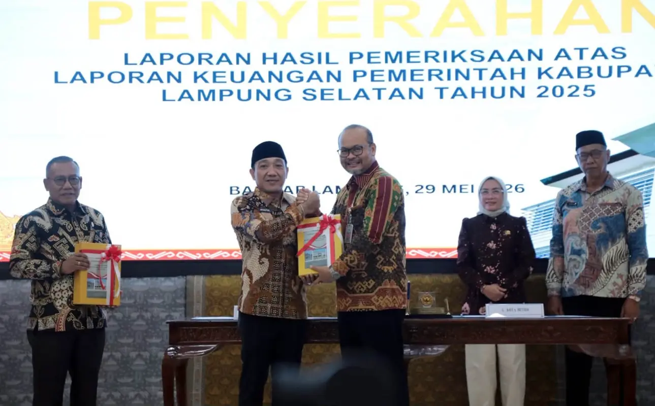Kabupaten Lampung Selatan Raih WTP ke-10 Kali Berturut-turut, Bukti Konsistensi Tata Kelola Keuangan