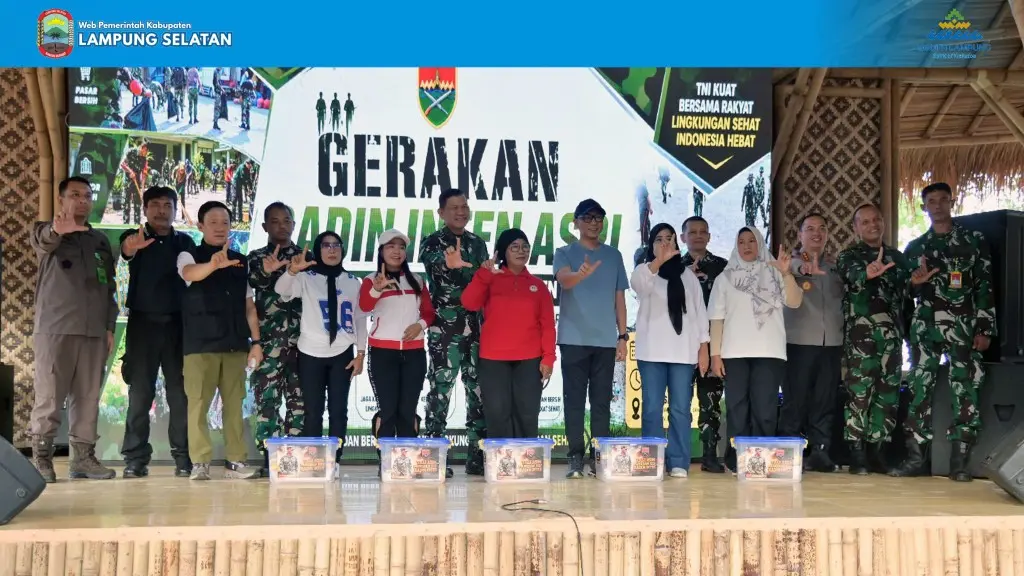 Selaras dengan Semangat Gema HELAU Pemkab Lampung Selatan Dukung Gerakan Radin Inten Asri
