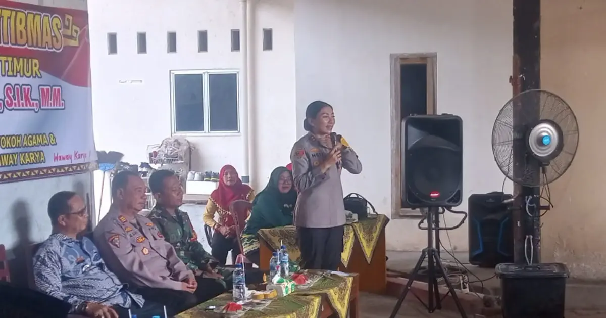 Silaturahmi Kamtibmas, AKBP Heti Patmawati Ajak Masyarakat Perangi Narkoba