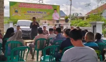 Anggota DPRD Lamsel Farizal Purba SE., Gelar IPWK di Desa Tanjungan Kecamatan Katibung