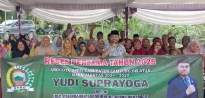 Anggota Fraksi PKB DPRD Lamsel Yudi Suprayoga, SE., Menggelar IPWK di Kecamatan Ketapang Lampung Selatan