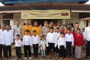 Kapolres Lampung Timur Cek Pengamanan Hari Waisak di Vihara Buddhadipa Pekalongan
