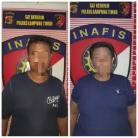 Polres Lampung Timur Menggerebek Arena Judi Sabung Ayam dan Dadu Koprok, 2 Tersangka Diamankan