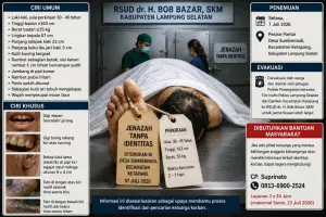 RSUD Bob Bazar Rilis Ciri-Ciri Jenazah Tanpa Identitas di Pesisir Ketapang, Warga Diminta Sebarkan Informasi Ini