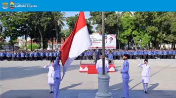 Wabup Syaiful Anwar Pimpin Upacara Peringatan di Kalianda