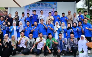 Wakil Ketua I dan Ketua Komisi II DPRD Lamsel Silaturahmi Dengan DPD KNPI Setempat